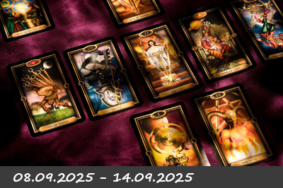 <span>Tarot-korttien ennustus ajanjaksolle 08.09.2025 – 14.09.2025</span>